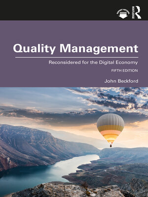 cover image of Quality Management